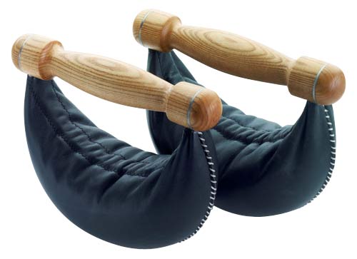 Tour Frêne avec poids cuir noir 2,4,6,8 kg
