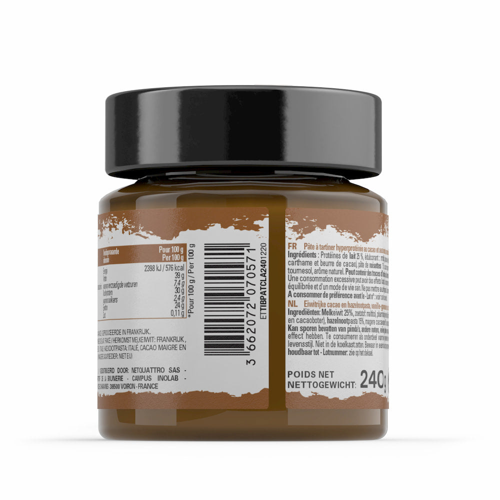 Pâte à tartiner cacao noisettes
