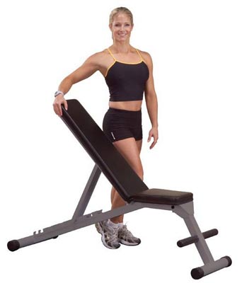 Banc incliné décliné pliable