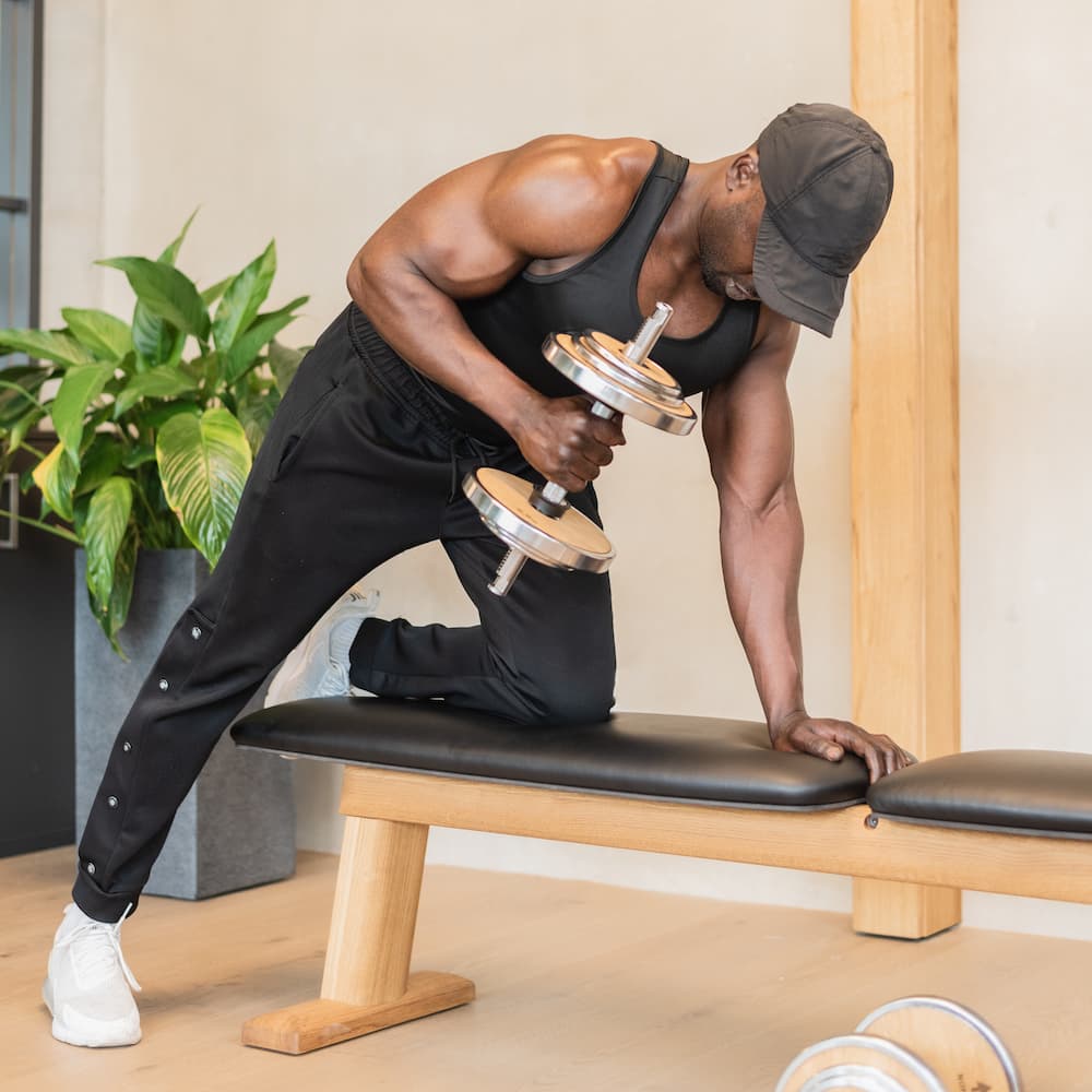 WeightPlate Tower en Merisier